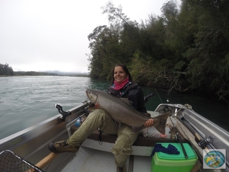 Fotos da pesca esportiva em Chaiten no Chile